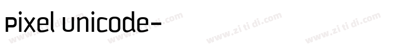 Pixel UniCode字体转换